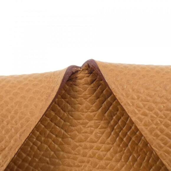 HERMES Calvi Black Calfskin Leather Business Card Holder - Picture 3 of 4